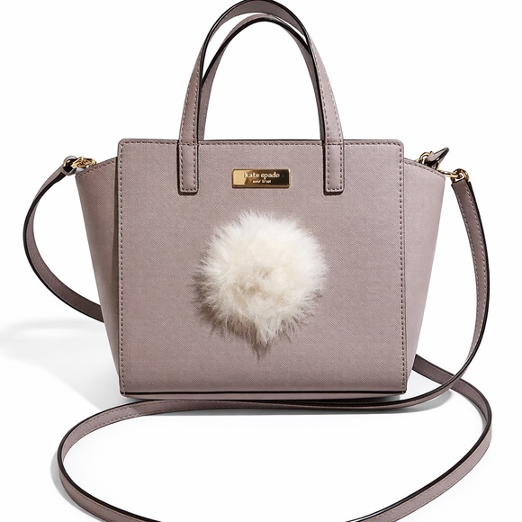 Kate Spade NWOT Novelty “Hop To It” Bunny Face Mini Satchel Crossbody Bag - Picture 2 of 3